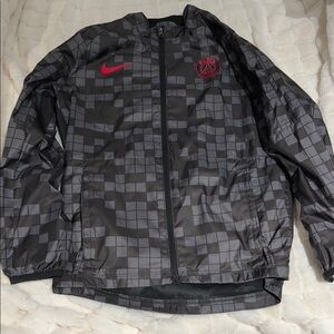 Nike PSG Black Checkered Jacket